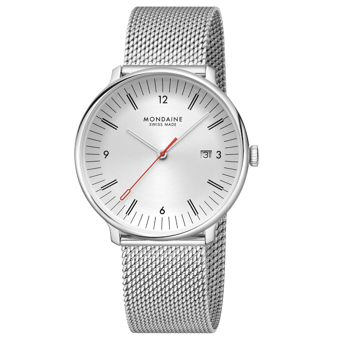 Doppio, Polished IP Gun Steel, 41 mm, Mesh Stainless Steel - Image 5