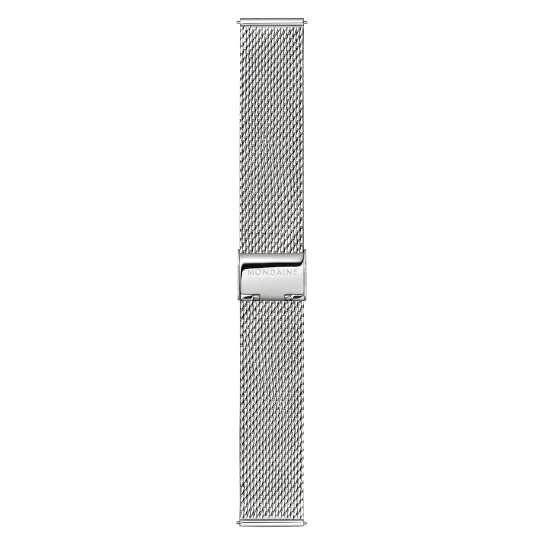 Doppio, Polished IP Gun Steel, 41 mm, Mesh Stainless Steel - Image 6